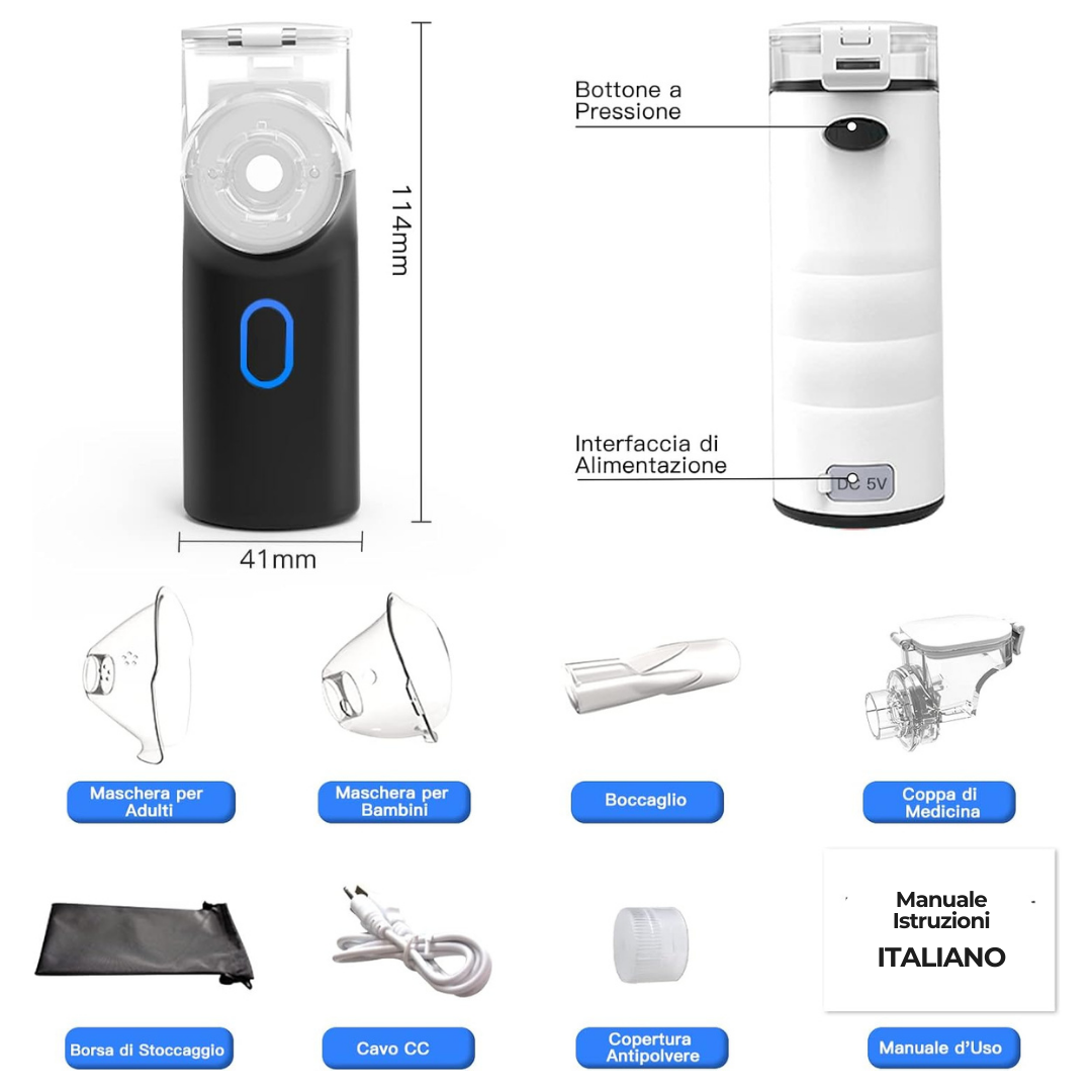 BrightEasy™ Nebulizzatore Portatile